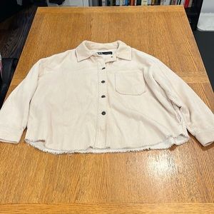 Zara corduroy shacket